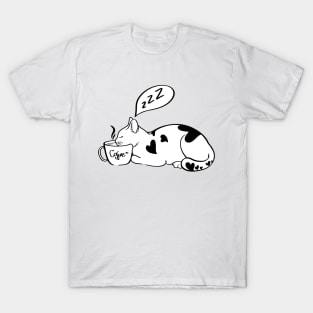 Sleepy Cat in The Morning T-Shirt